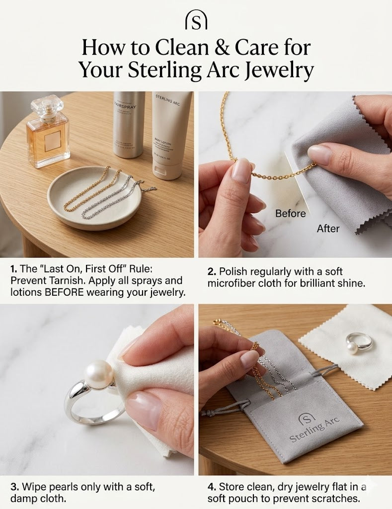 How to Clean and Care for S925 Sterling Silver & Natural Pearls