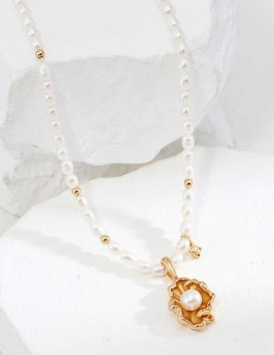 Sterling Silver Pearl Jewelry Set – view 5 – Sterling Arc Jewelry