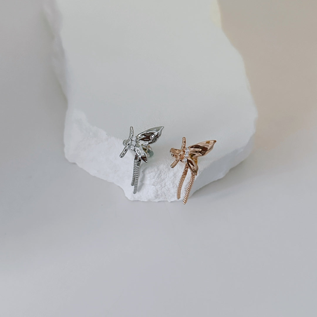 Butterfly Whisper Ear Cuff | Sterling Silver (Single)
