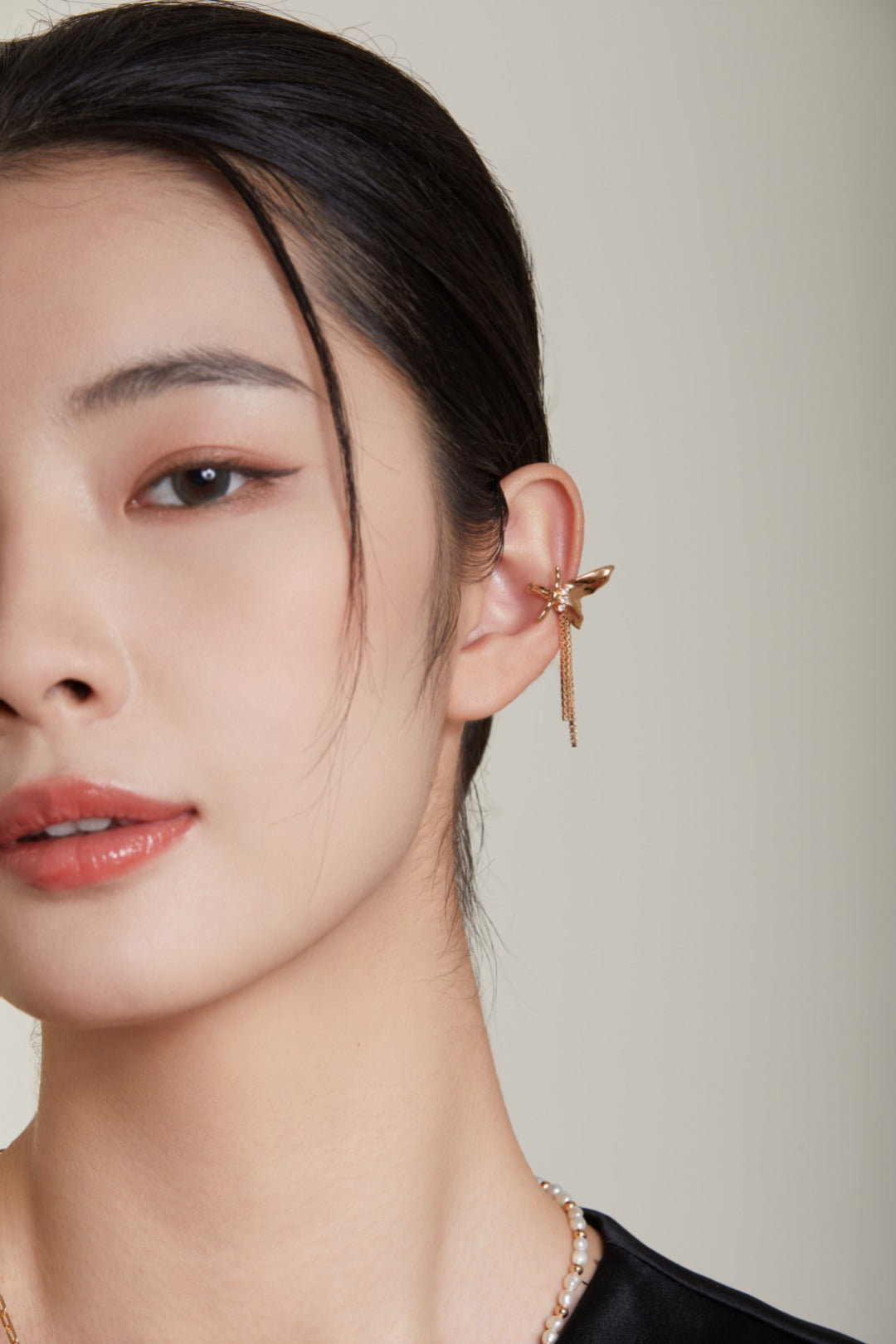Butterfly Whisper Ear Cuff | Sterling Silver (Single)