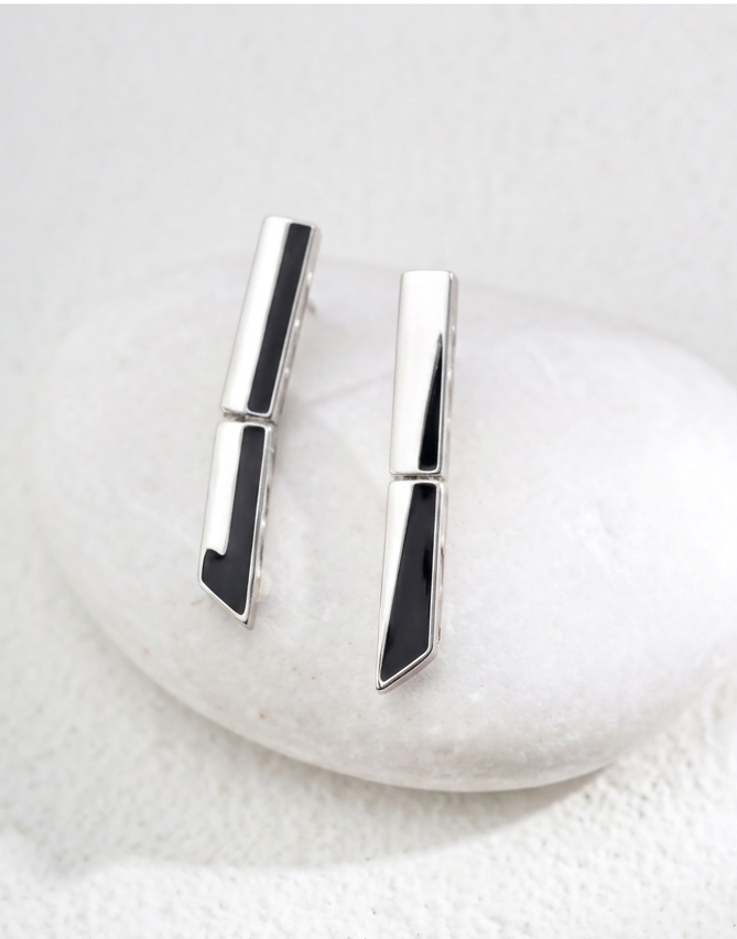 Sterling Silver Smooth Glaze Ring and Earring Set – view 7