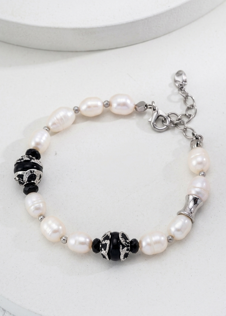 Sterling Silver Pearl Necklace – view 5