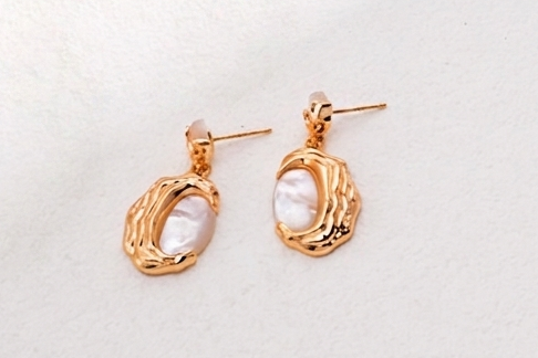 The Molten Heirloom Collection | Textured Sterling Silver & Mother of Pearl Set
