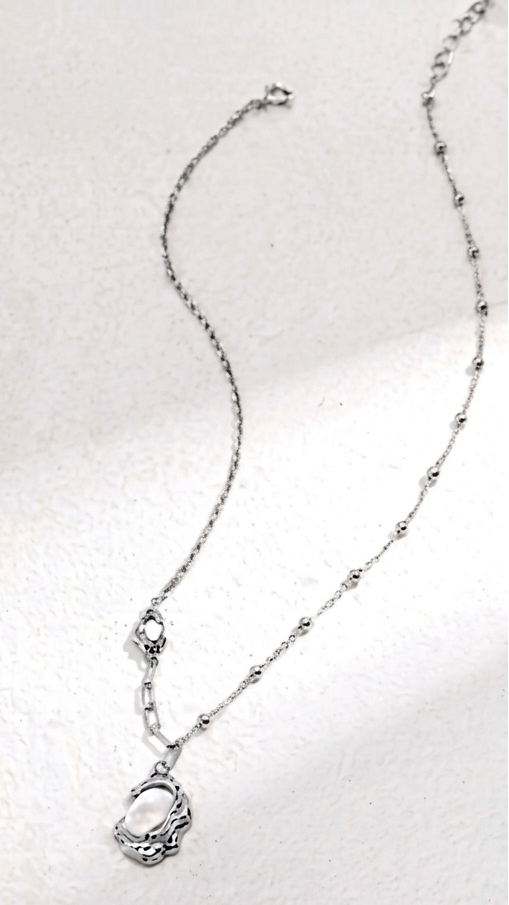 The Molten Heirloom Collection | Textured Sterling Silver & Mother of Pearl Set