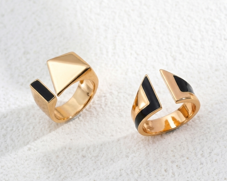 Sterling Silver Smooth Glaze Ring and Earring Set – view 8