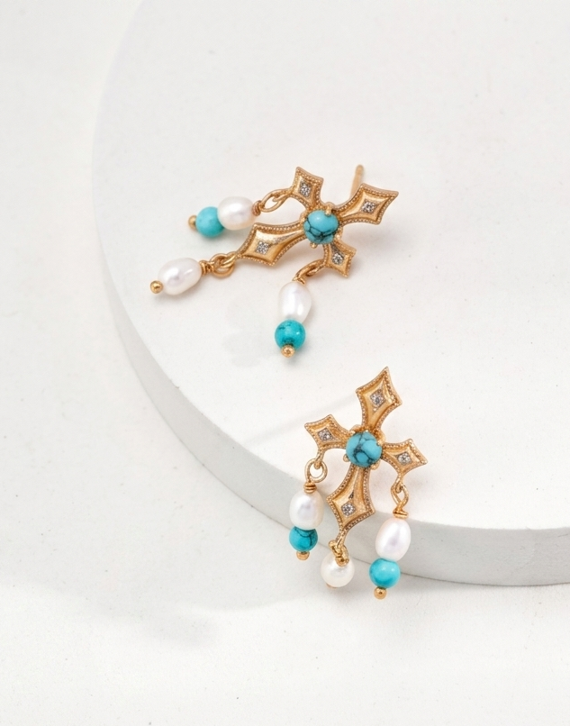 Sterling Silver Pearl Earrings | Timeless Classic Elegance – view 4