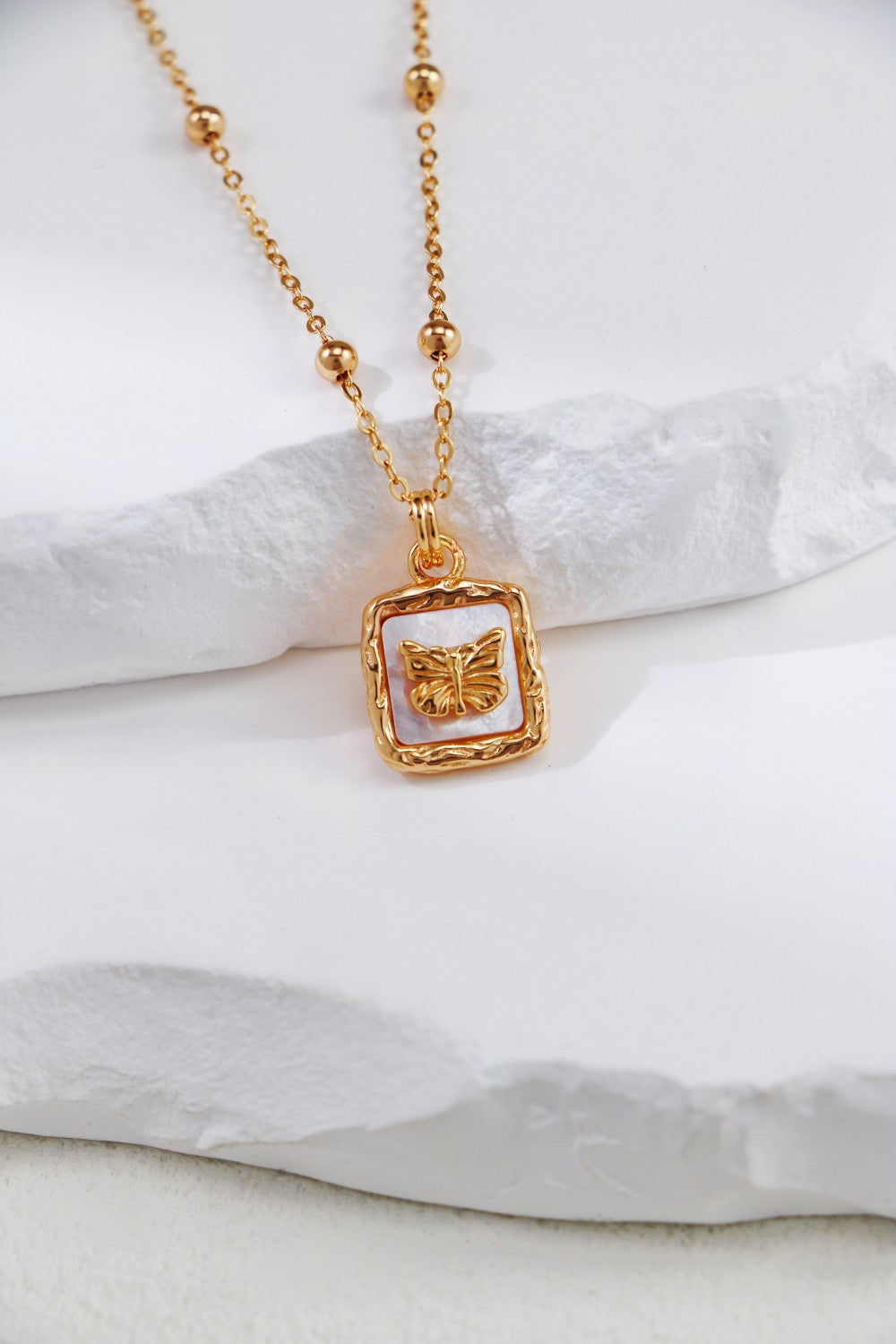 S925 Silver Molten Gold Pearl Collection Earrings and Necklace Set