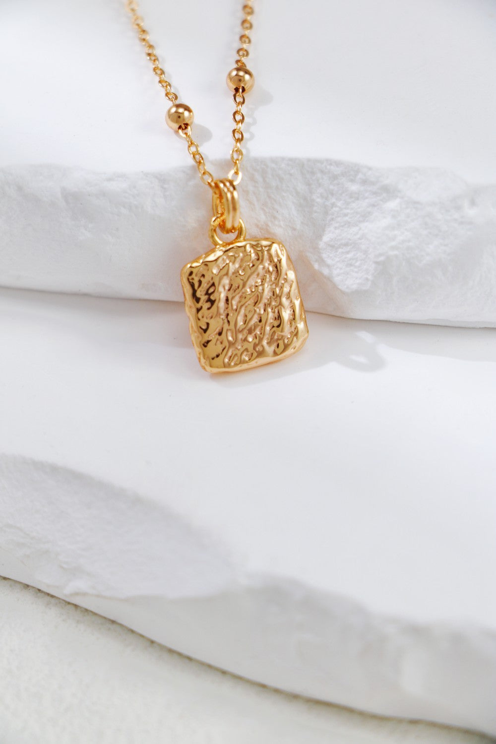 S925 Silver Molten Gold Pearl Collection Earrings and Necklace Set