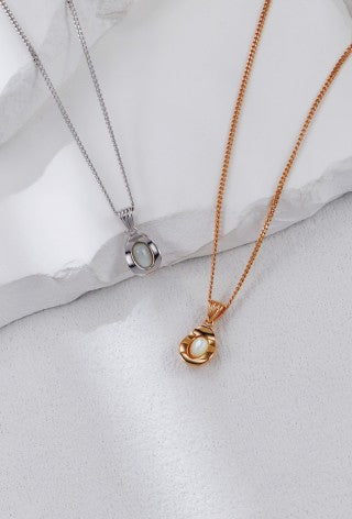 S925 Silver Mother of Pearl Necklace