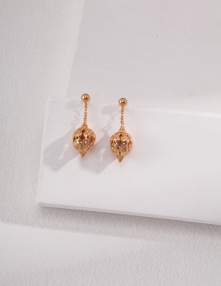 Sterling Silver Minimal Earrings and Necklace Set - Floral Cluster Collection