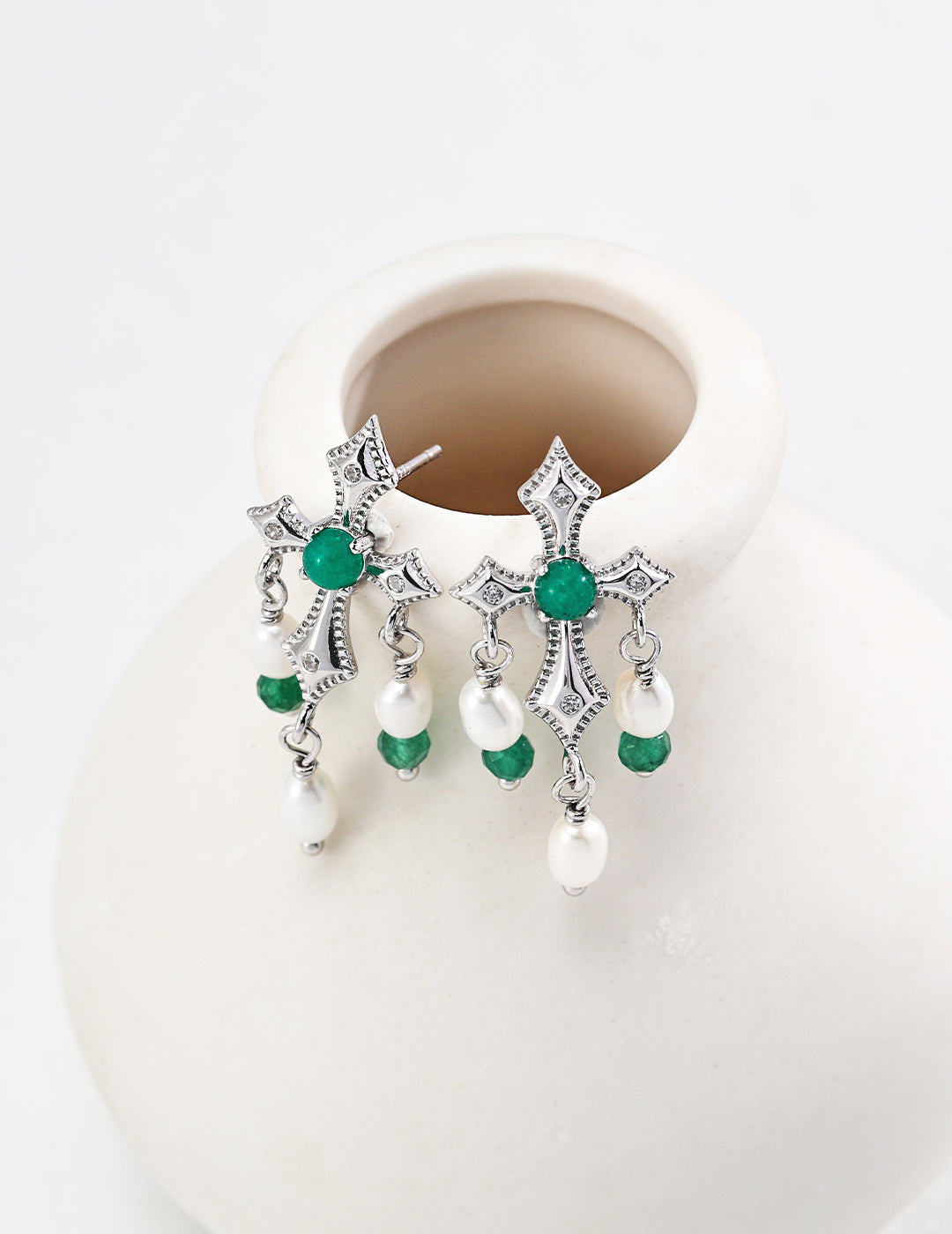 Sterling Silver Pearl Earrings | Timeless Classic Elegance