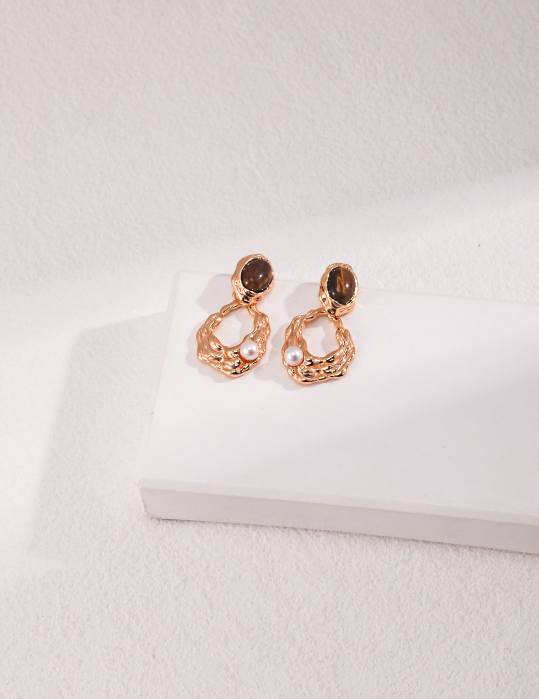 Sterling Silver Tiger's Eye Earrings | Protective & Prosperous Gemstone
