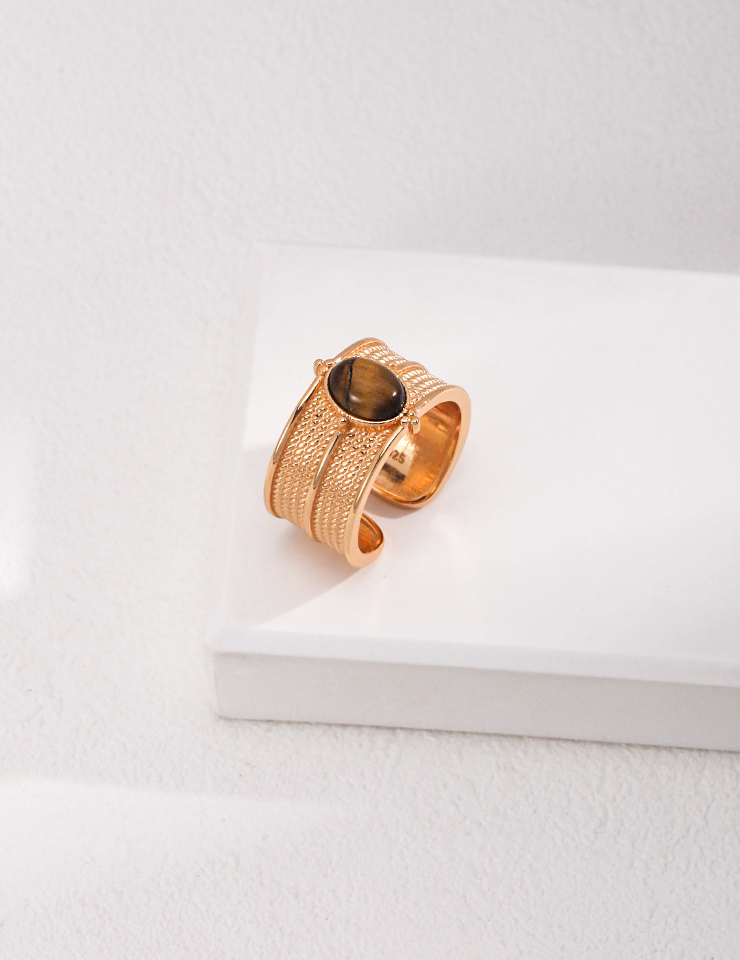 Sterling Silver Tiger's Eye Ring