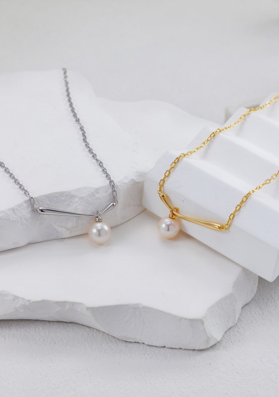S925 Silver Pearl Necklace