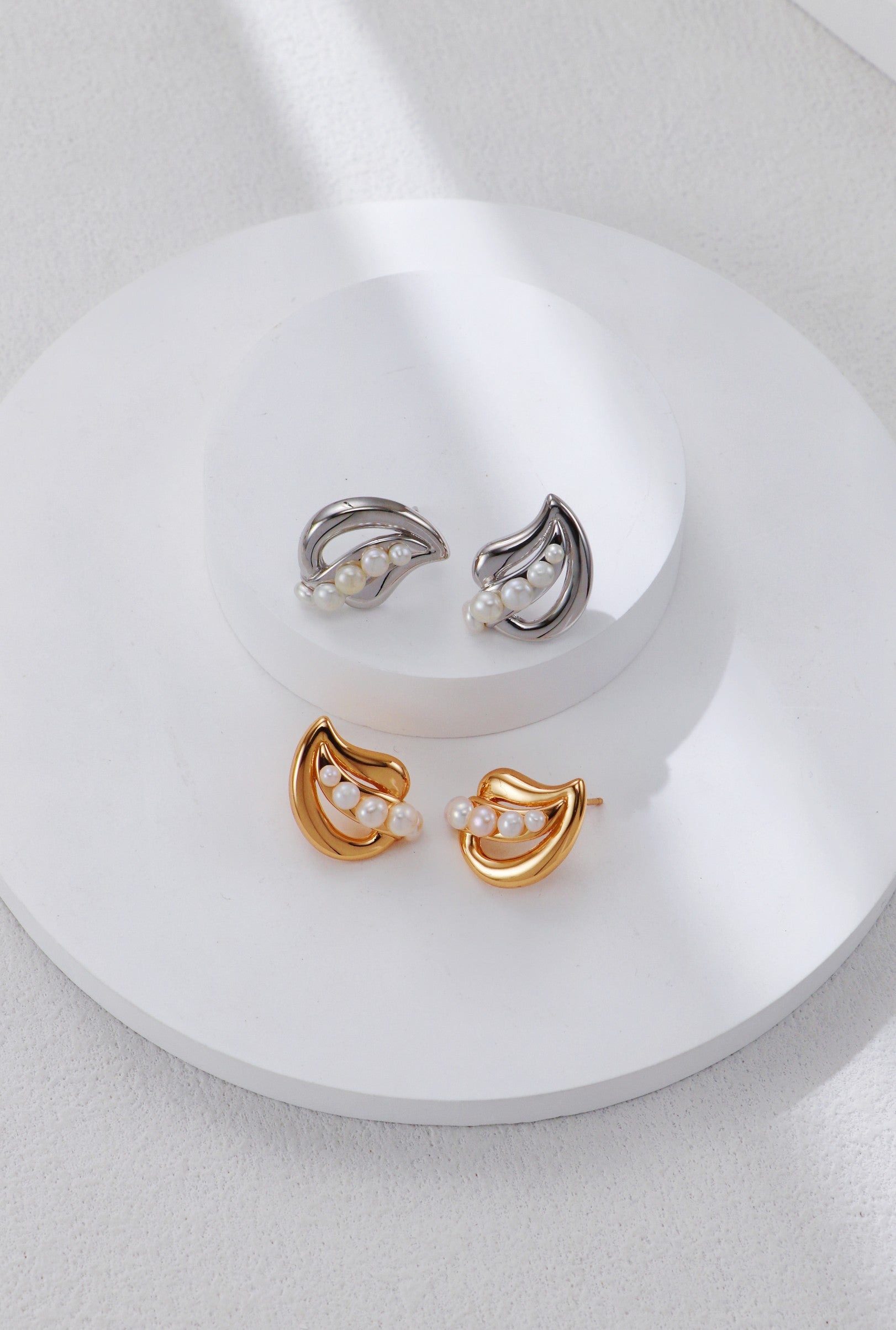 S925 Silver Ginkgo Leaf Earrings