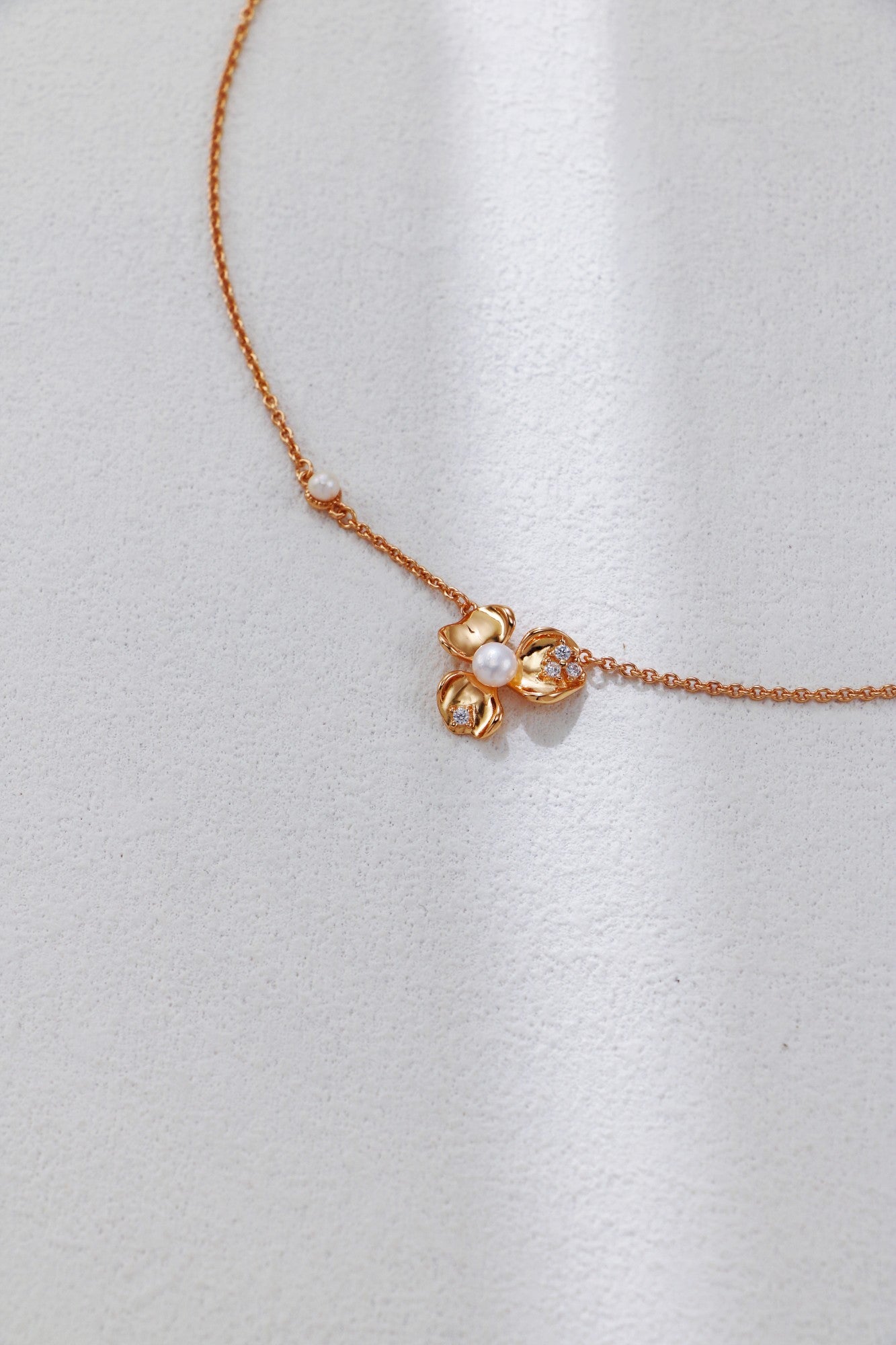 The Botanical Boutique Collection Set | S925 Silver, Pearl & Pavé Blossom