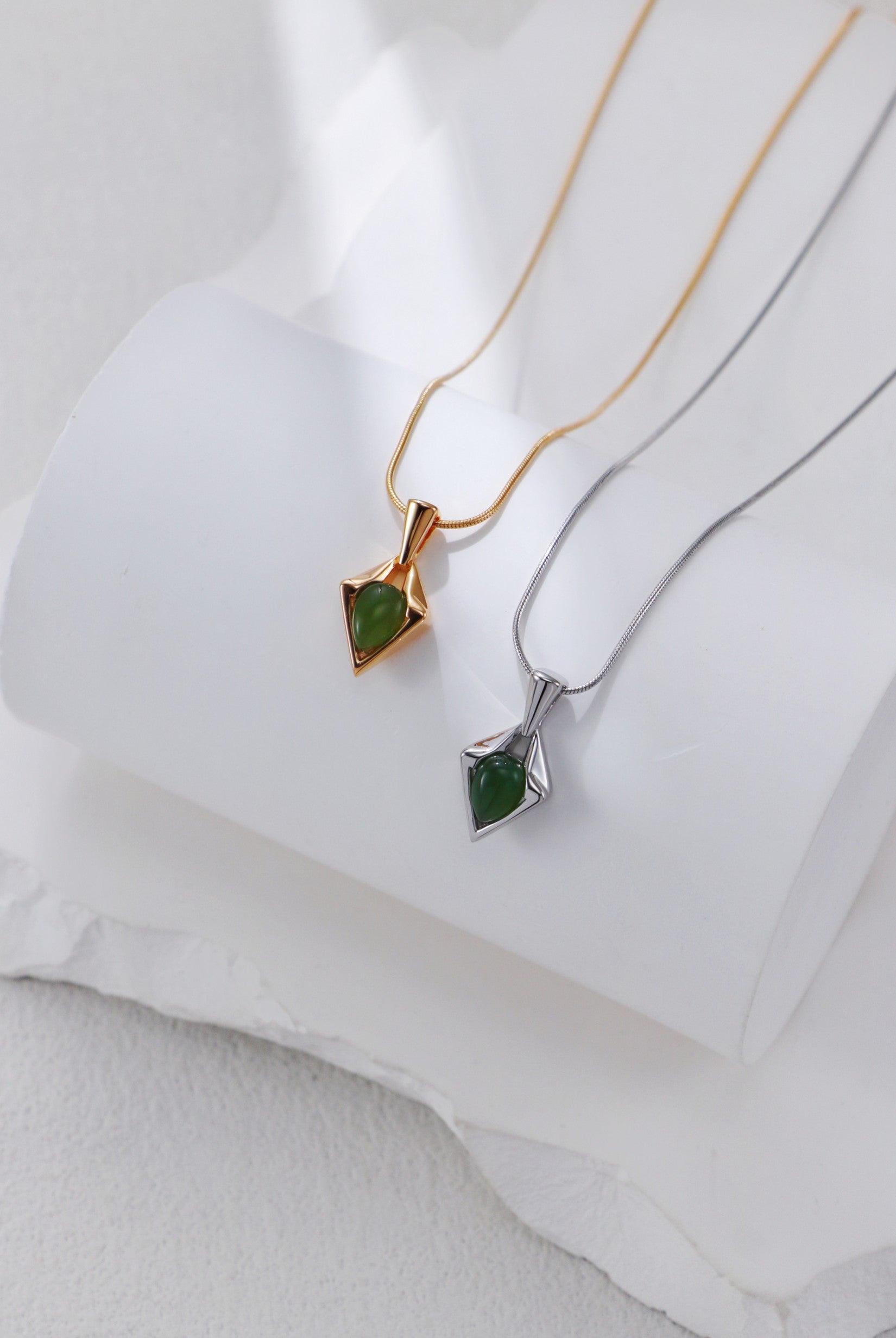 S925 Silver Hotan Jade Jewelry Set