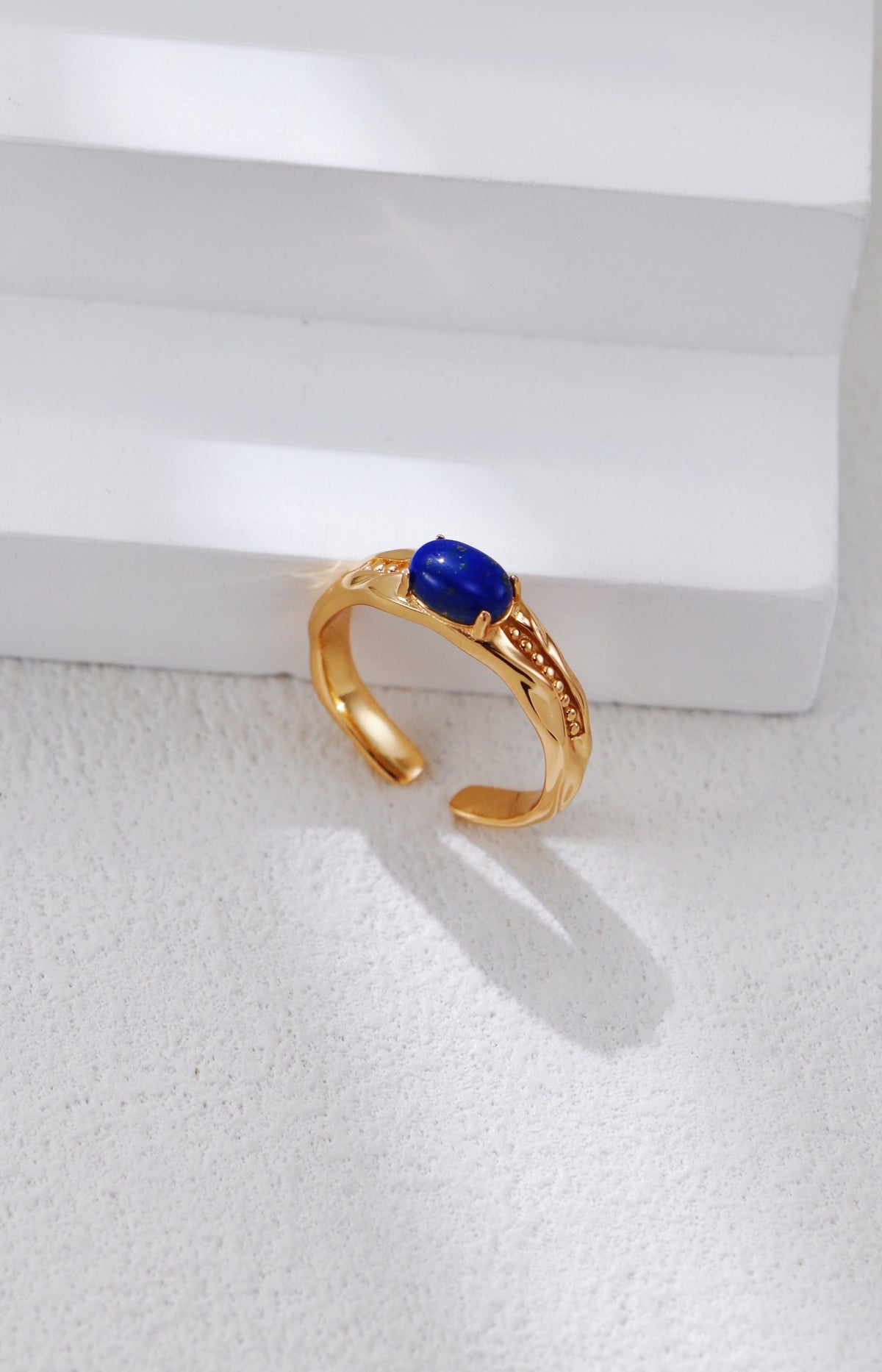 Sterling Silver Lapis Lazuli Statement Ring