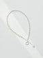 Pearl Restructured Series|Sterling Silver Pearl Necklace