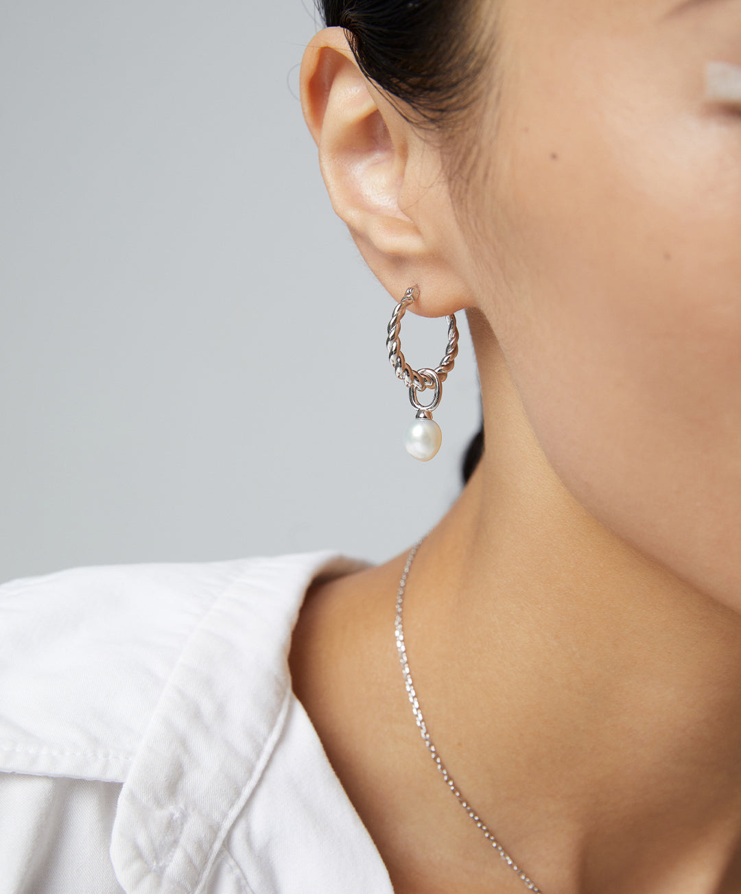 Timeless Pearl Earrings | Sterling Silver Classic Elegance