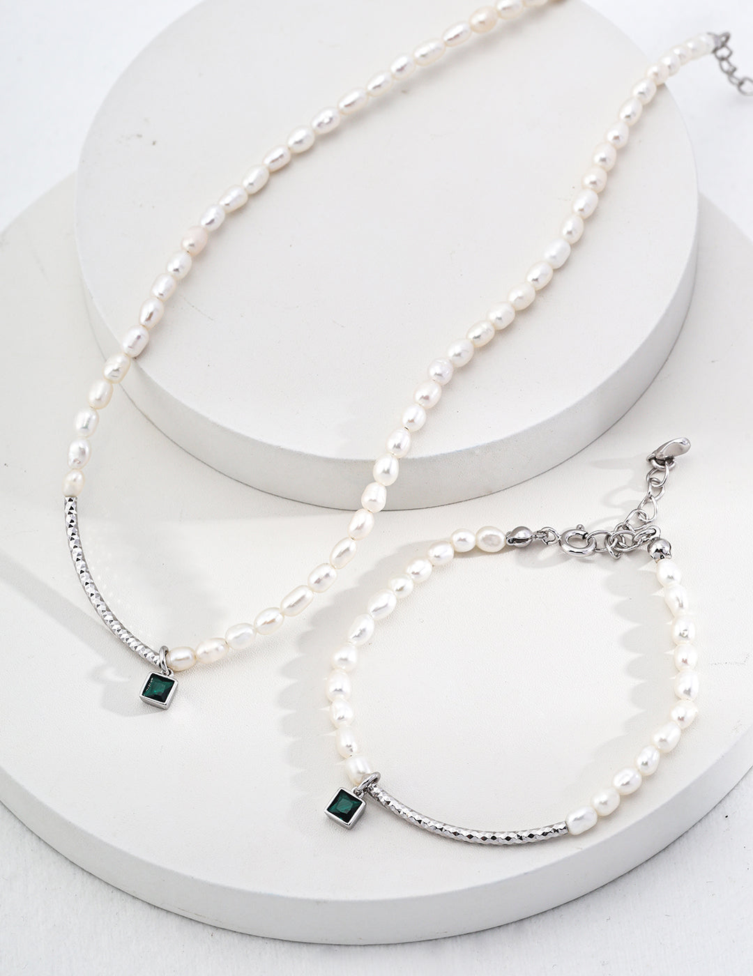 Sterling Silver Pearl Necklace