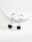 Sterling Silver Earrings|Black Onyx&Tiger’s Eye Natural Gemstone