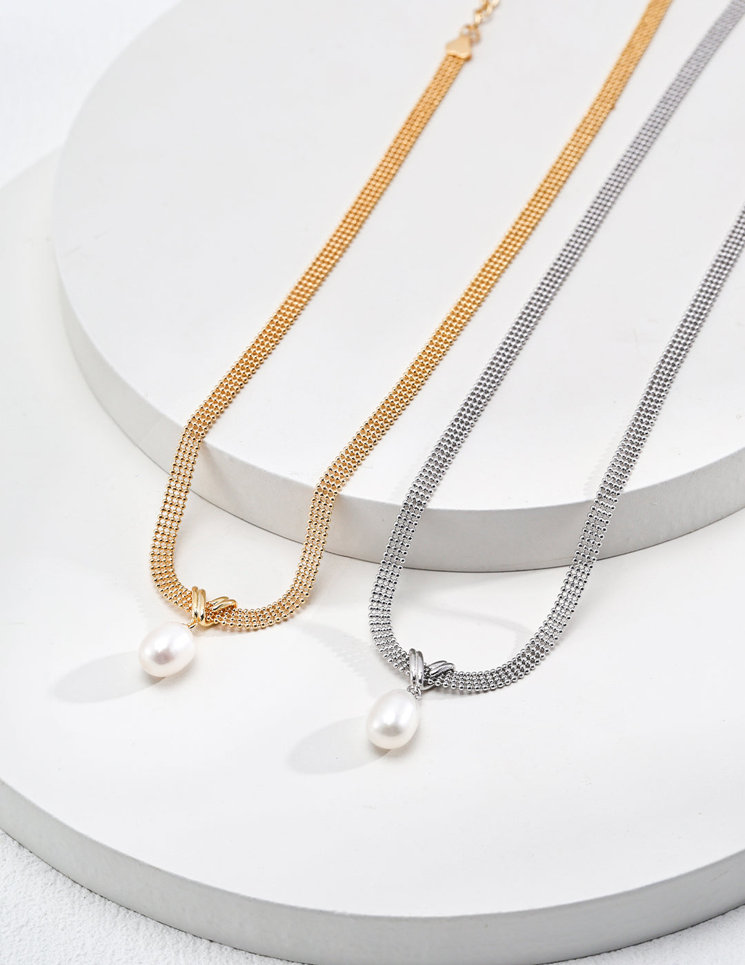 Sterling Silver Pearl Necklace