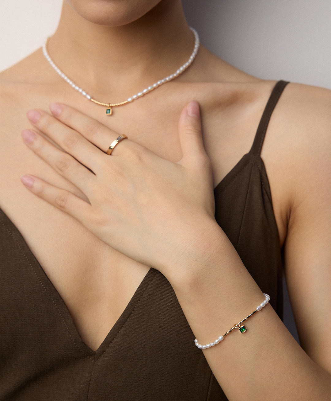 Sterling Silver Pearl Necklace