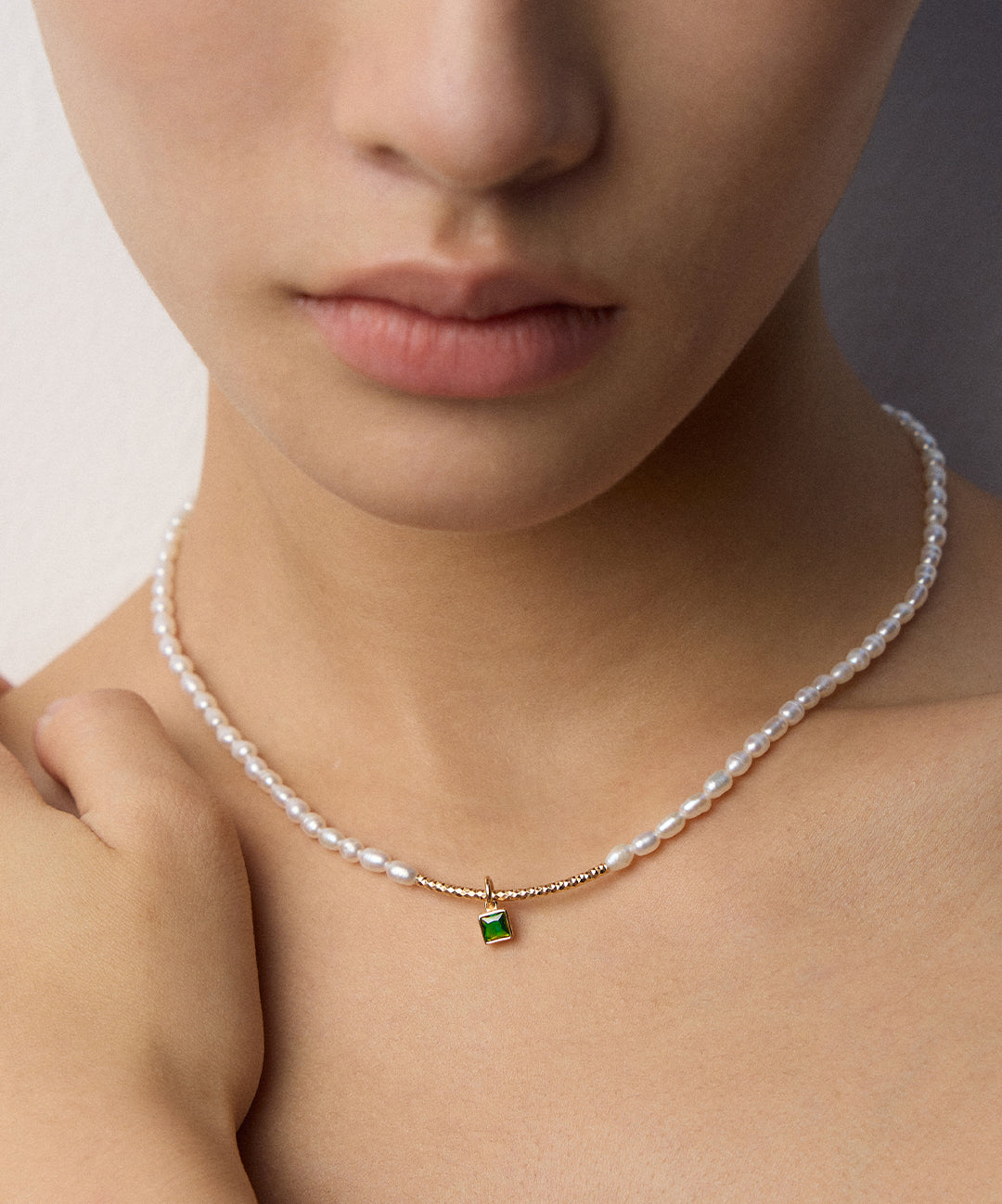 Sterling Silver Pearl Necklace