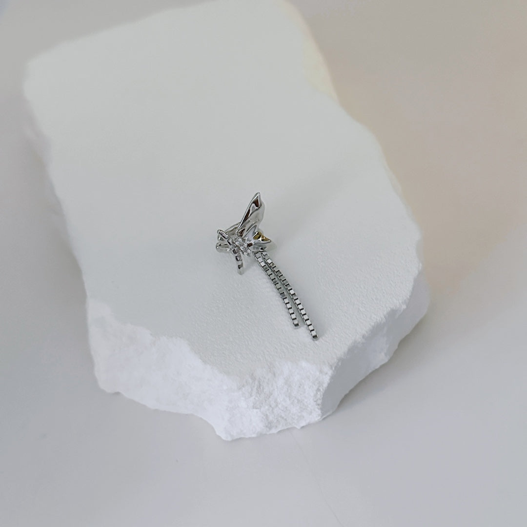 Butterfly Whisper Ear Cuff | Sterling Silver (Single)