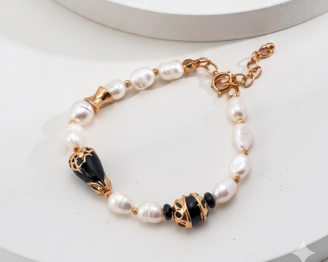 Sterling Silver Pearl Necklace – view 4