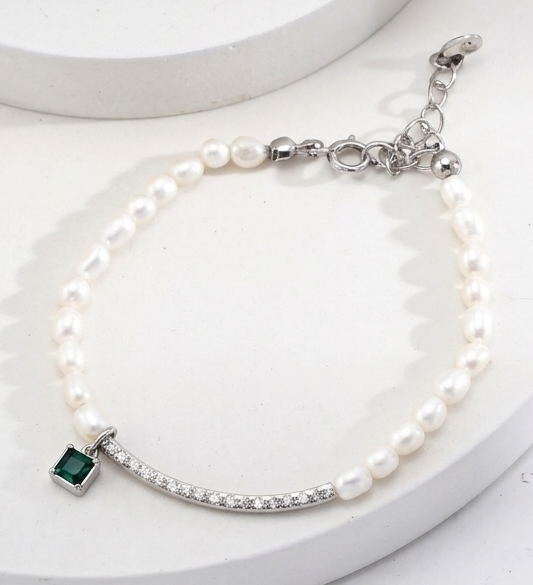 Sterling Silver Pearl Necklace – view 8