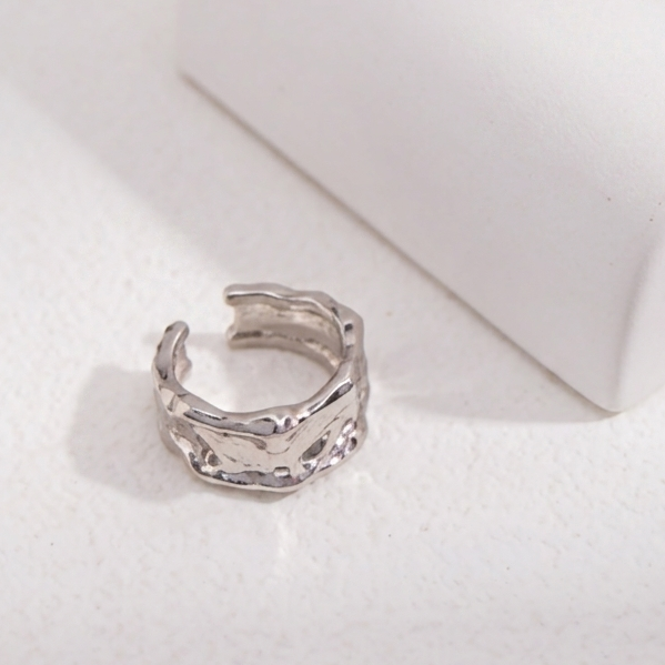 Sterling Silver Wide Band Ring – view 5