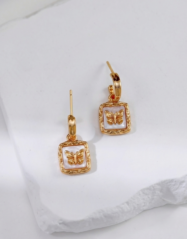 Sterling Silver Molten Gold Pearl Collection Earrings and Necklace Set – view 8