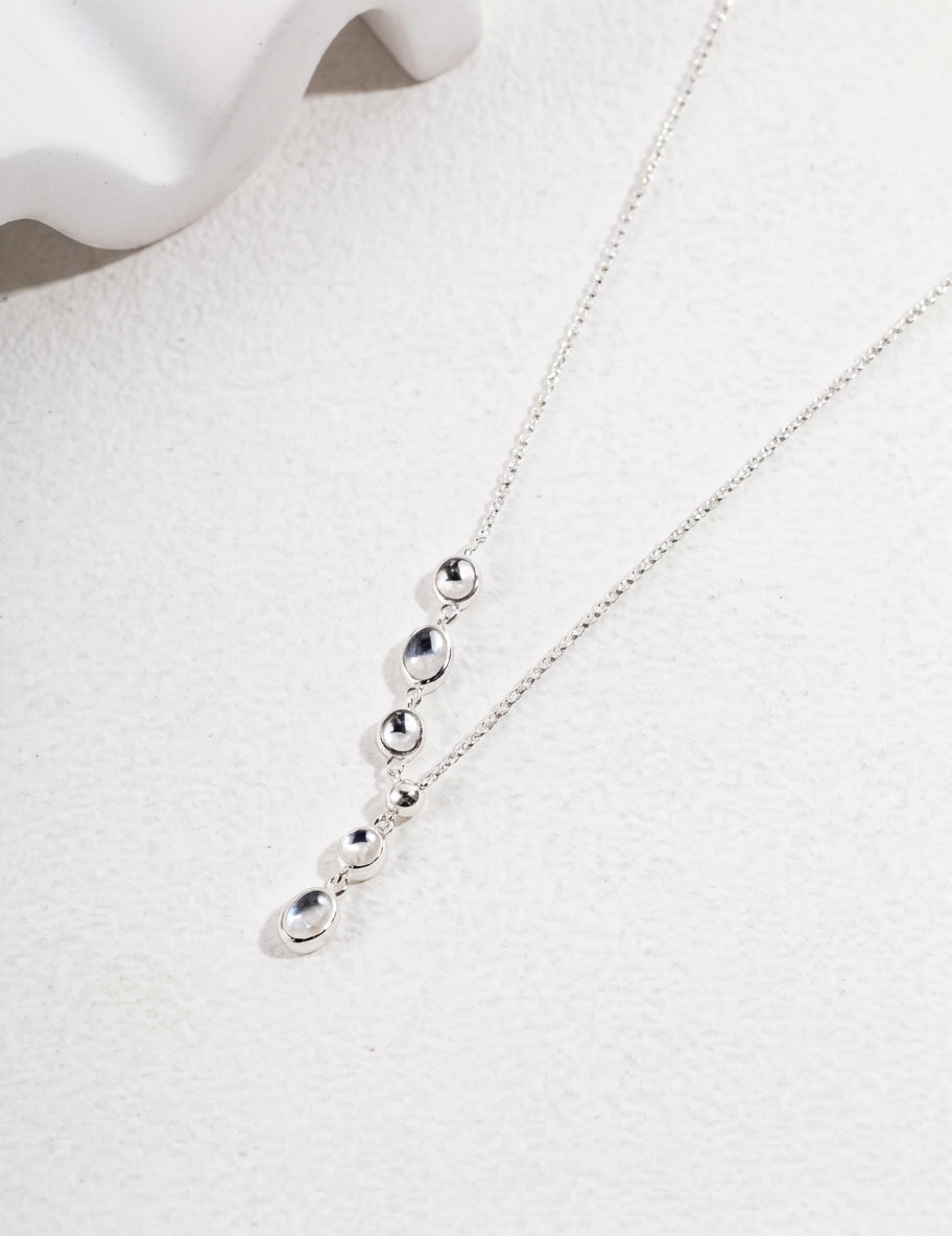 Lava sterling silver necklace angle
