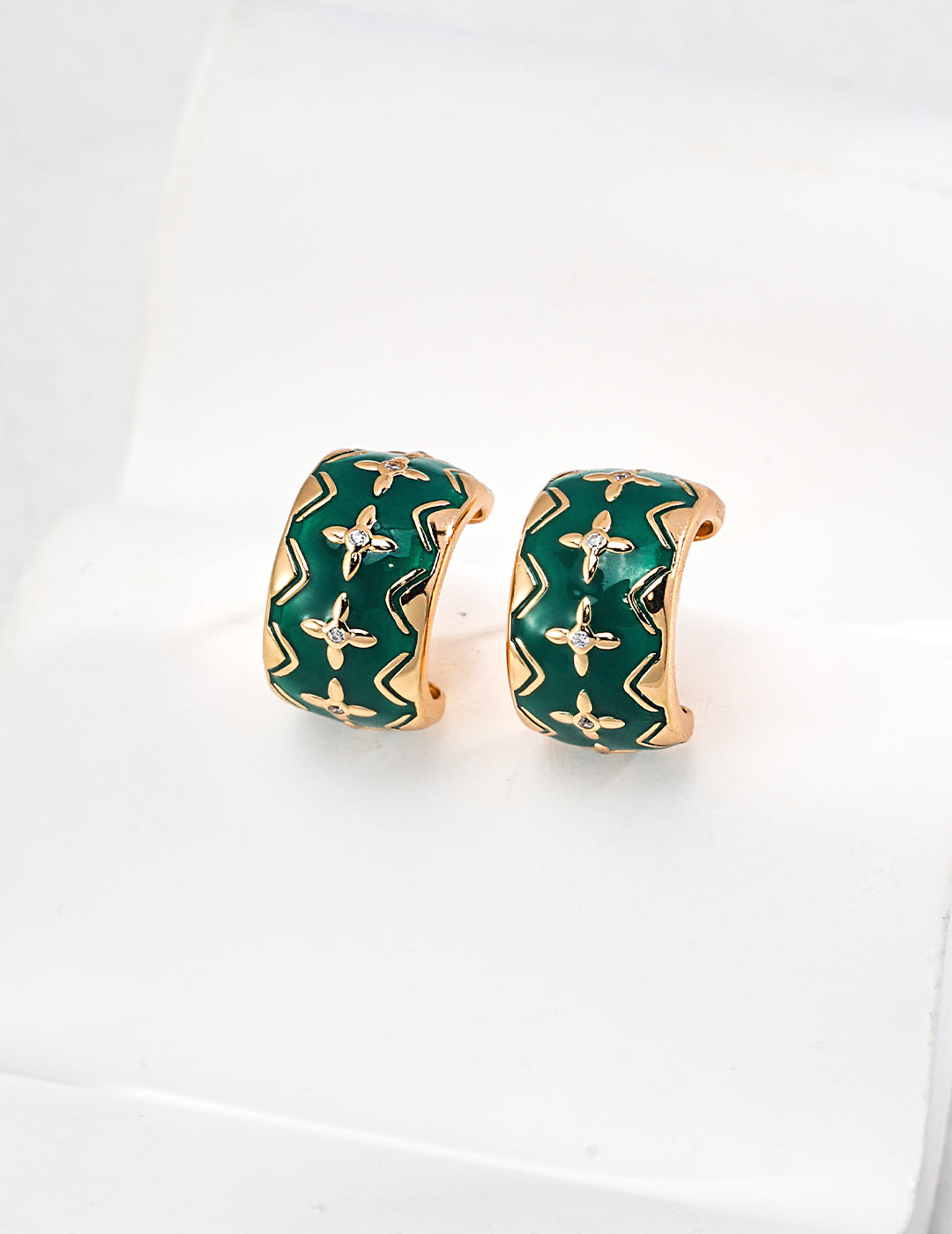 Palace Retro Style Sterling Silver Earrings | Elegant Noble Charm