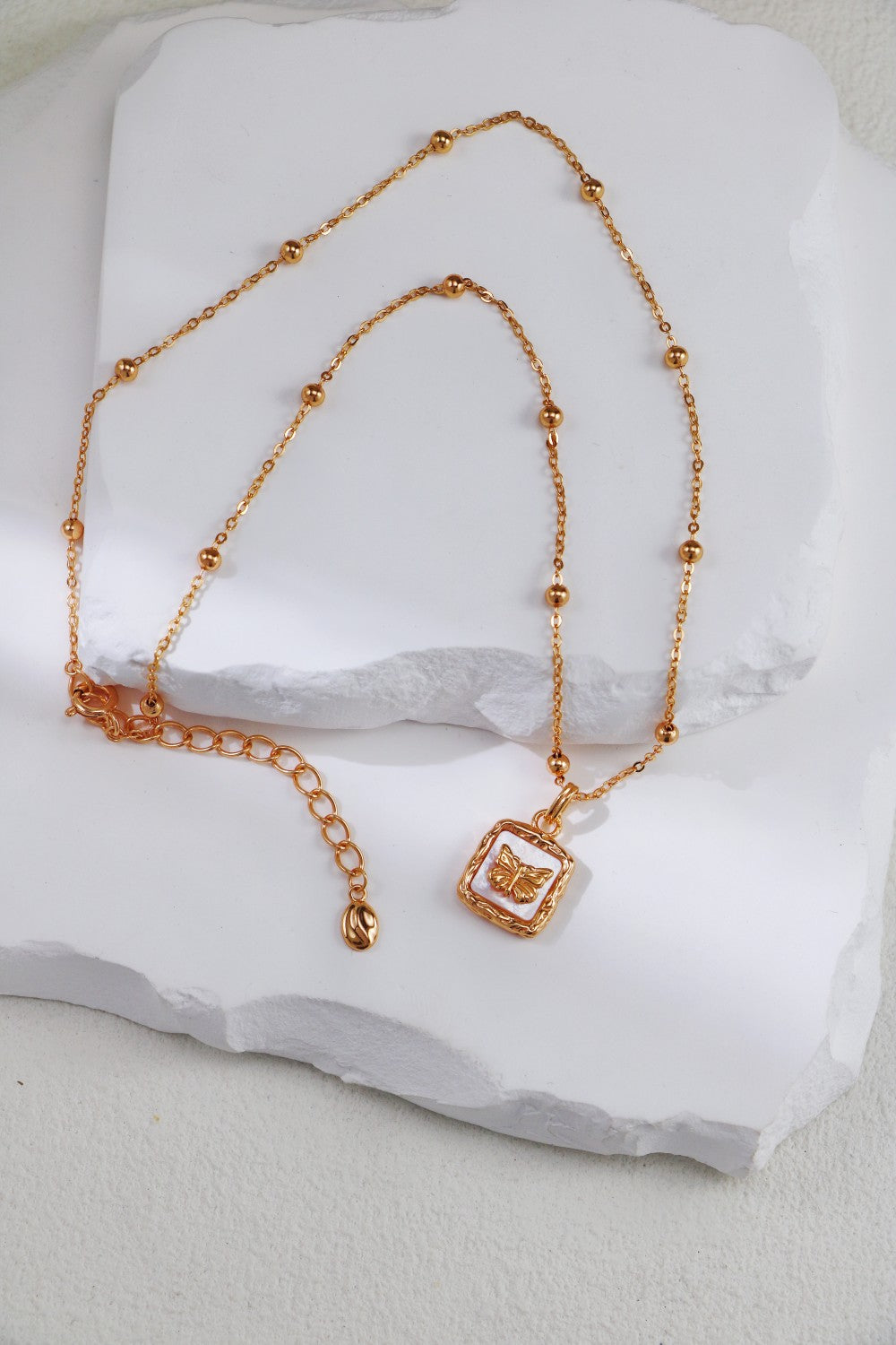 S925 Silver Molten Gold Pearl Collection Earrings and Necklace Set
