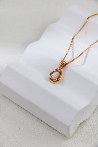 S925 Silver Mother of Pearl Necklace