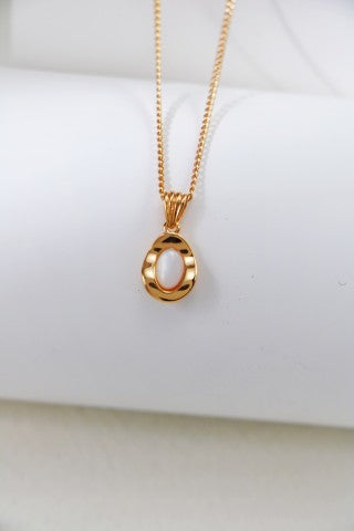 S925 Silver Mother of Pearl Necklace
