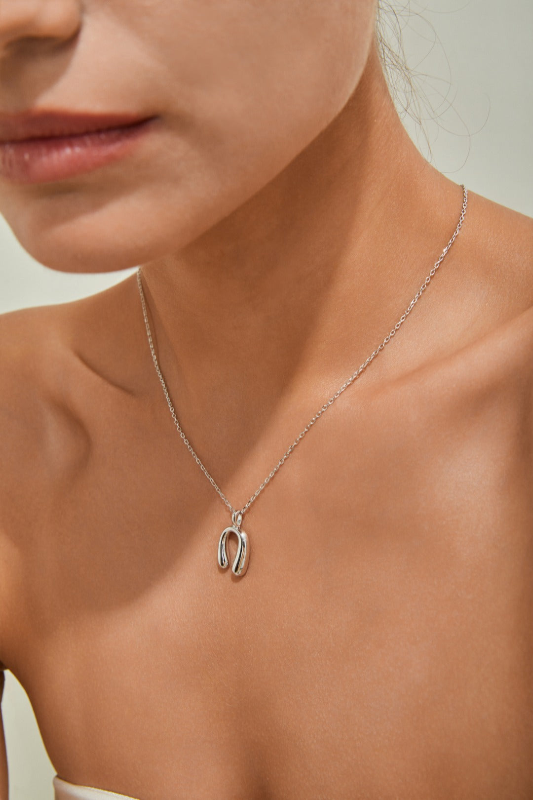 S925 Silver Twisted Minimalist Necklace & Earrings Set