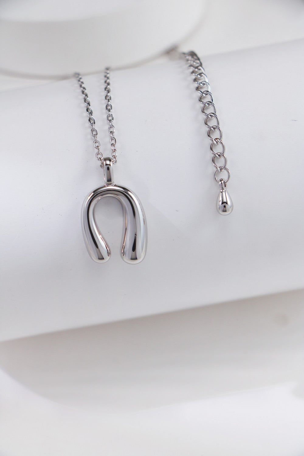 S925 Silver Twisted Minimalist Necklace & Earrings Set