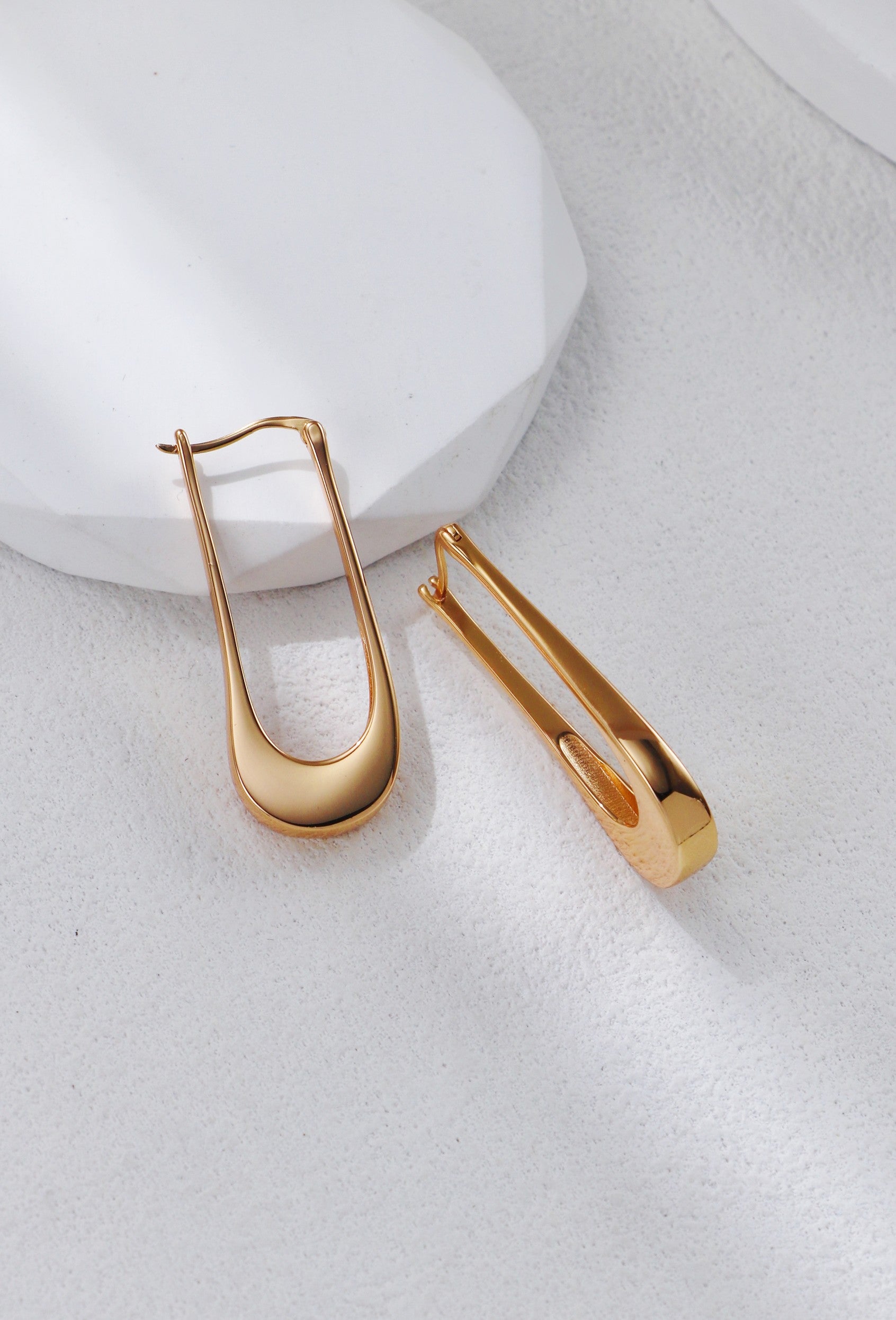 Silver Minimalist Long Earrings | Soft & Bold Elegance