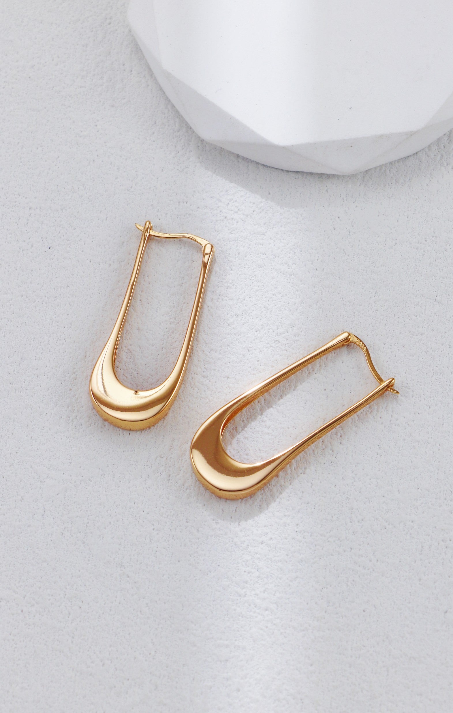 Silver Minimalist Long Earrings | Soft & Bold Elegance