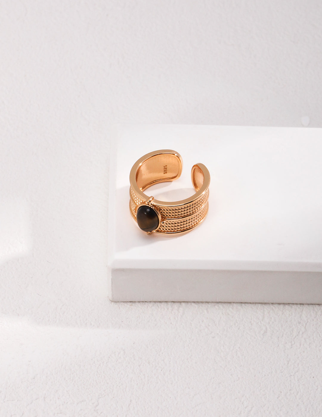 Sterling Silver Tiger's Eye Ring