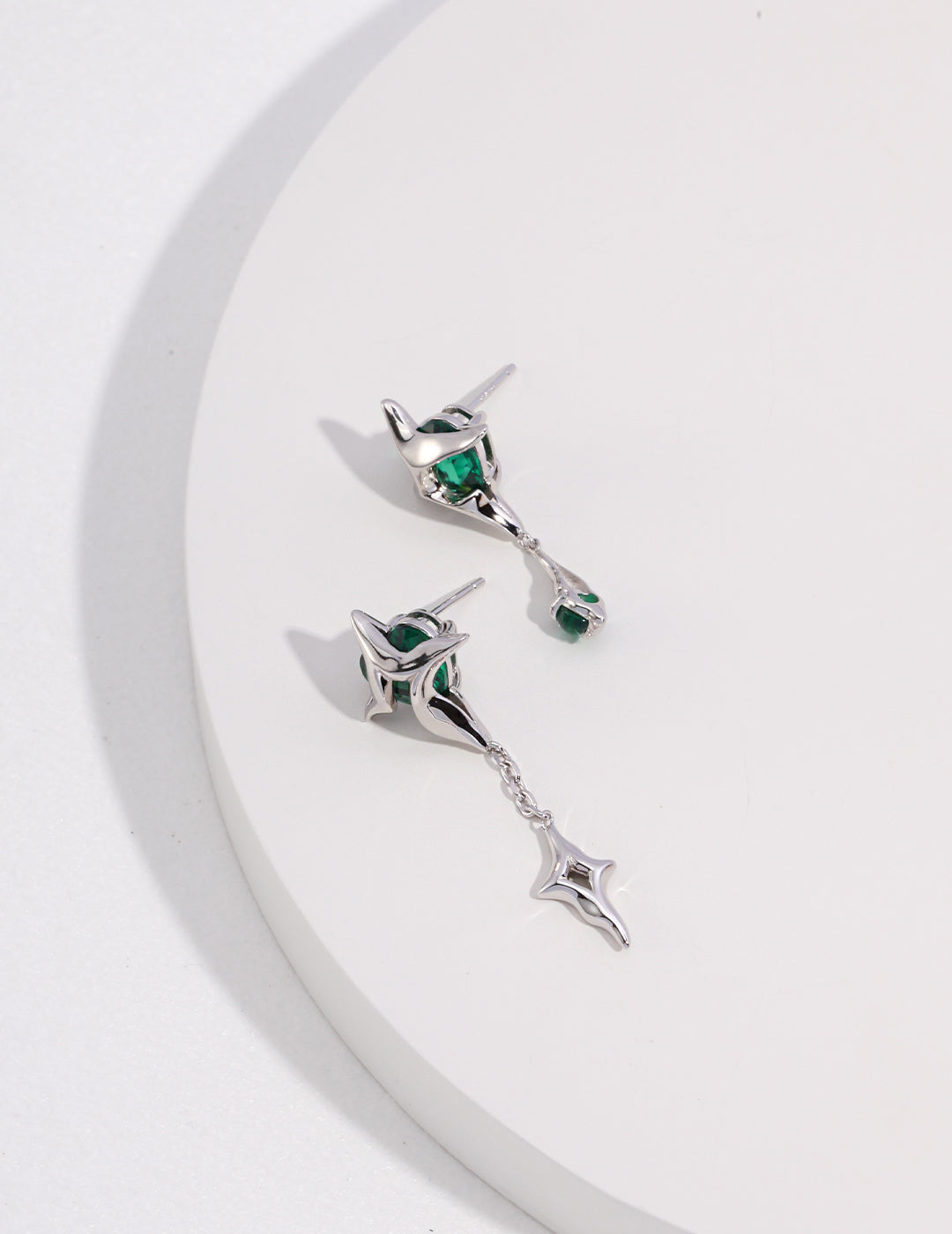 The Avant-Garde Star Collection | Abstract 3D Asymmetrical Silver & Gemstone Jewelry Set