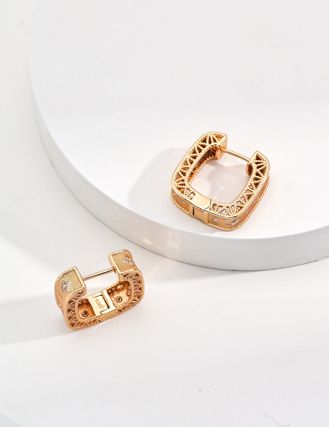 Vintage Sterling Silver Earrings | Timeless Retro Elegance