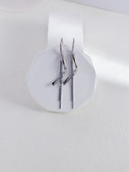 S925 Silver Tassel Earrings|Modern Geometric Flow