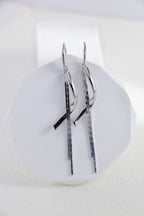 S925 Silver Tassel Earrings|Modern Geometric Flow