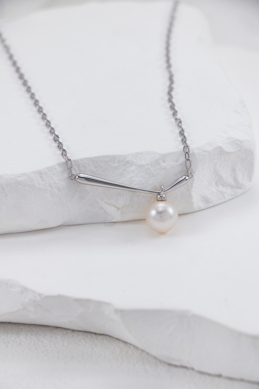 S925 Silver Pearl Necklace