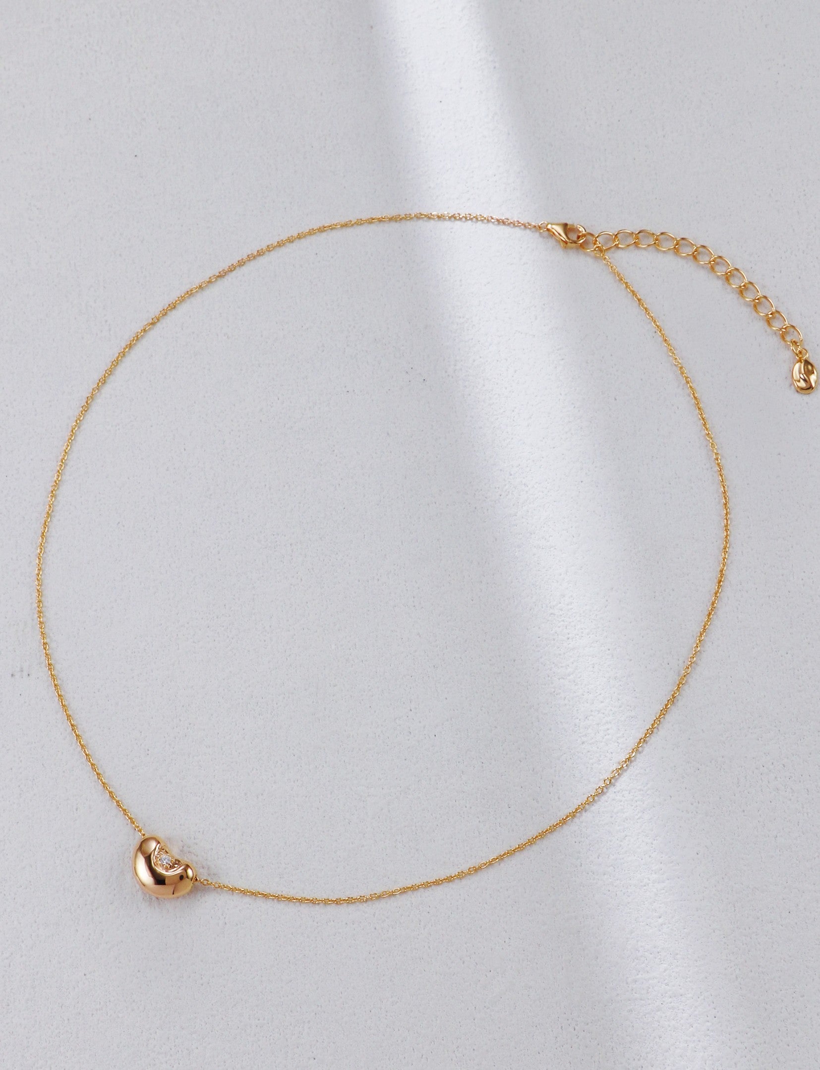 S925 Silver Love Bean Zircon Jewelry Set